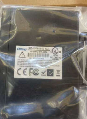 台湾ORING交换机 IMC-121FB-SS-SC 二台