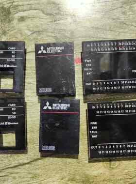 FX5U-64MT/ES黑色盖板，原装拆机，库存充足，单卖1