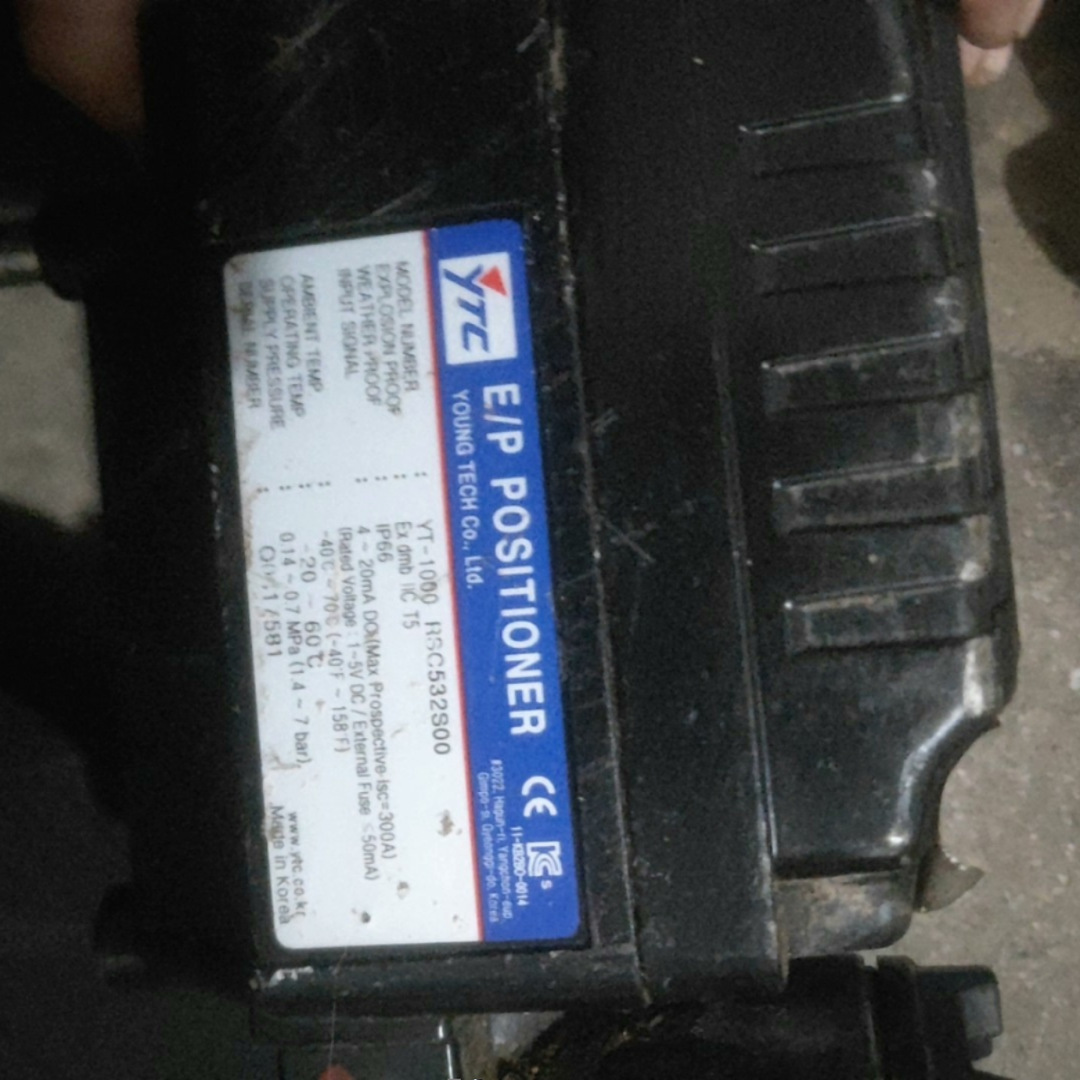 韩国永泰YTC气动调节阀YTC-1000 RSC532S0