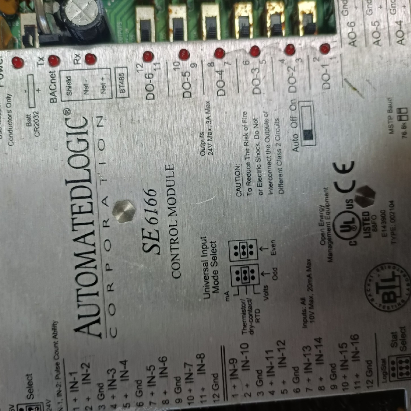 AUTOMATEDLOGIC自动化逻辑楼宇控制模块SE616