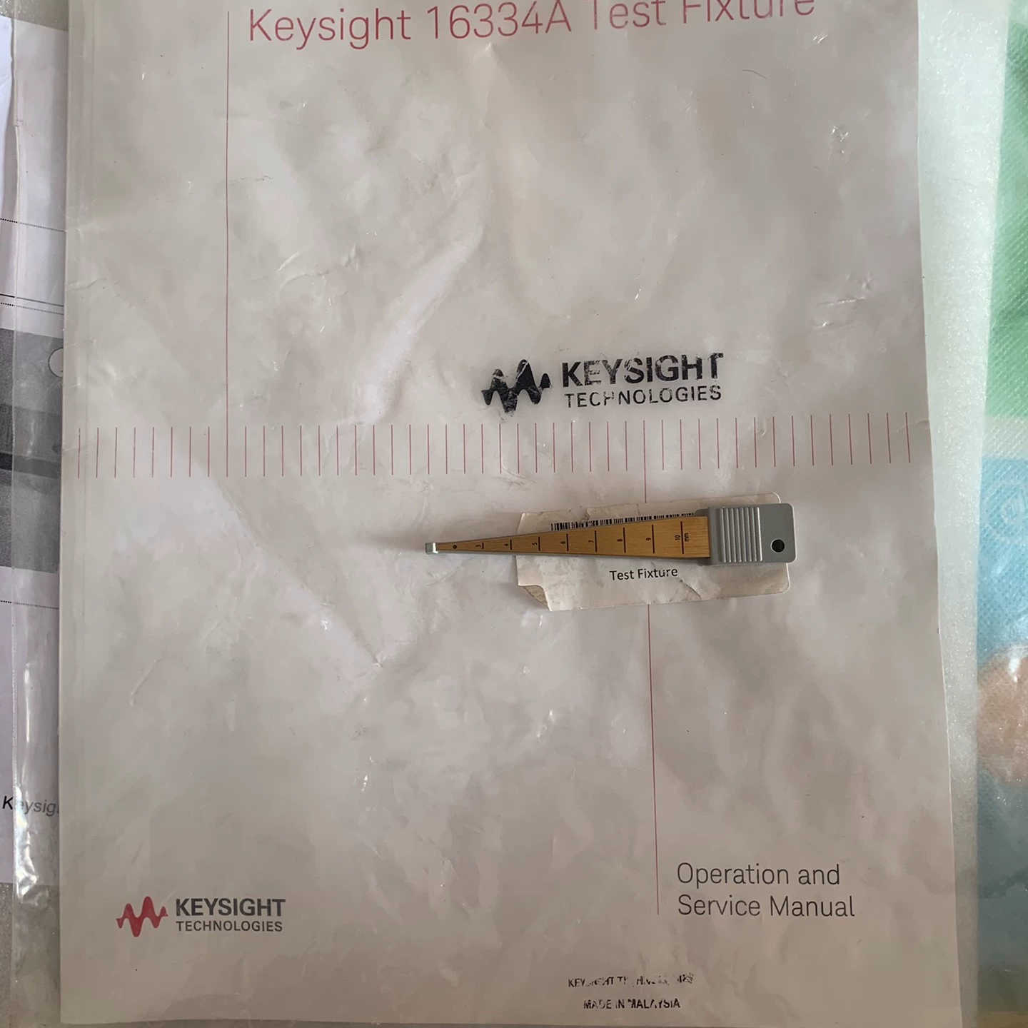 安捷伦 Agilent 16089B测试夹具,实物图片。是德