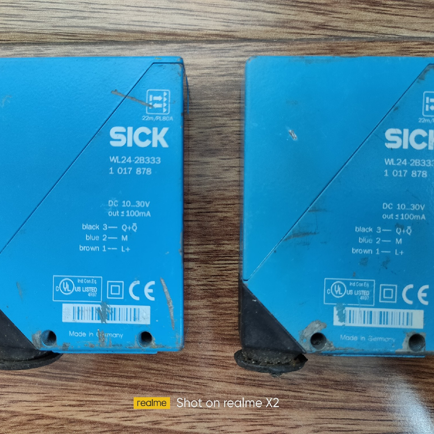 SICK施克传感器，WL24-2B333，拆机的接线口挂掉了