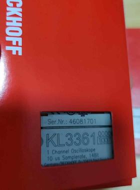 KL3361-1007 德国BECKHOFF倍福模块拆机带包