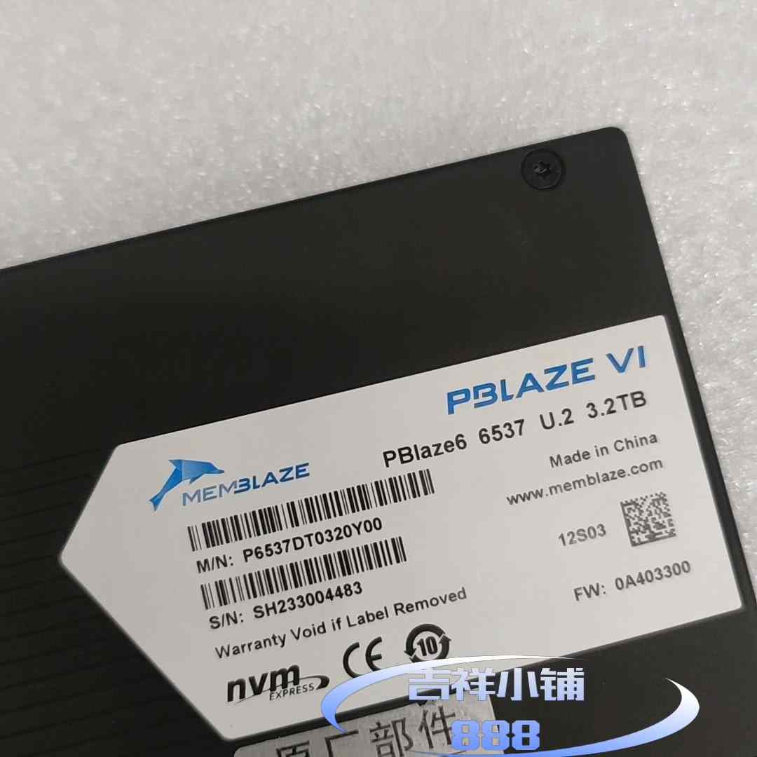 小海腾 pblaze6 6537 u2 3.2t 4.0接口