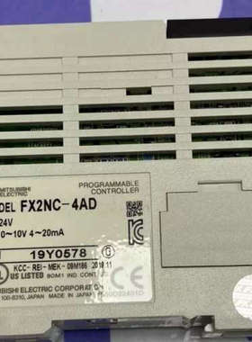 模块FX2NC-4ADFX2NC-4AD，实物图，售不