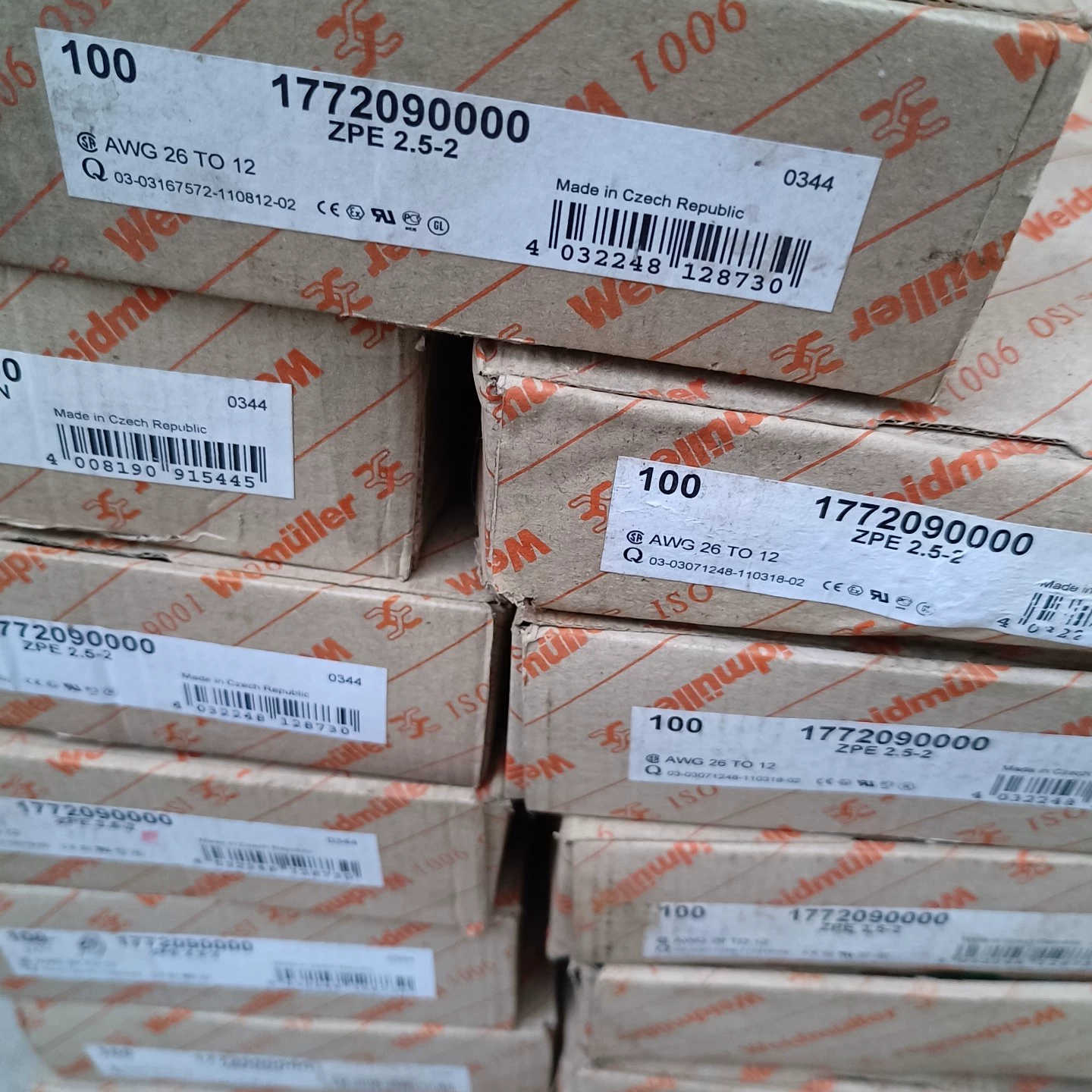 全新魏德米勒接线端子ZPE2.5-2  1772090000