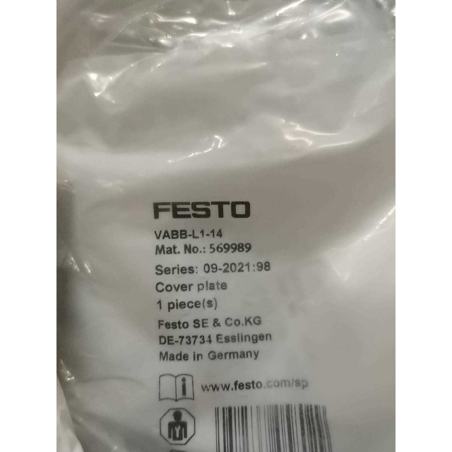 FESTO 费斯托 电磁阀空位板 VABB-L1-14 56