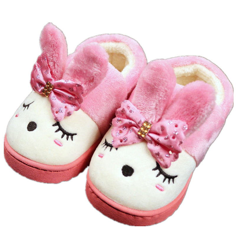 Pantoufles enfants en suède pour hiver - semelle EVA - Ref 987223 Image 5