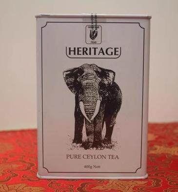 HERITAGE 斯里兰卡原装进口原味红茶长叶茶罐装茶叶400g 送礼佳品