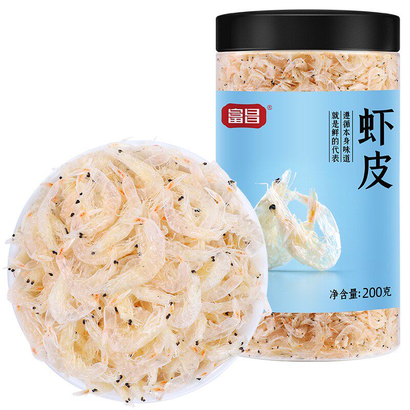 富昌 虾皮200g 小虾米海米干 海产干货紫菜蛋花汤原材料 调味食材属于什么档次？