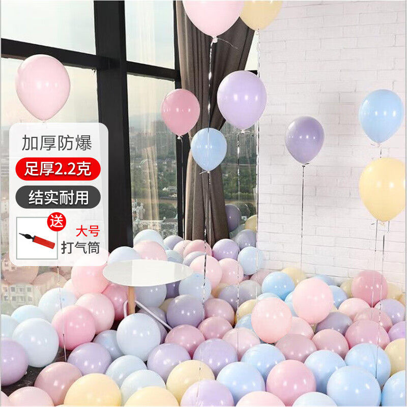新新精艺 加厚马卡龙气球100个装生日装饰户外乔迁布置婚房派对表怎么样,好用不?