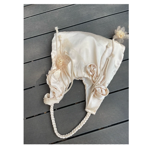 Ретро -атласная цветочная сумка с цветом