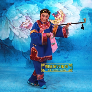 演出服装 老太太媒婆地主婆秧歌舞蹈中老O年俏夕阳老大妈舞服