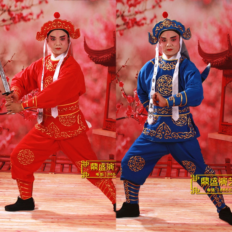 戏剧 京b剧古装戏曲武生龙套男兵衣 兵服小兵衣服 武生武将兵服装