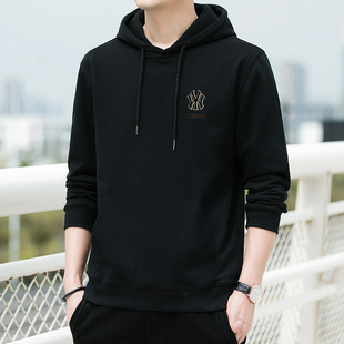 春秋季卫衣男款长袖连帽韩版运动休闲宽松潮流港风纯棉上衣男装潮