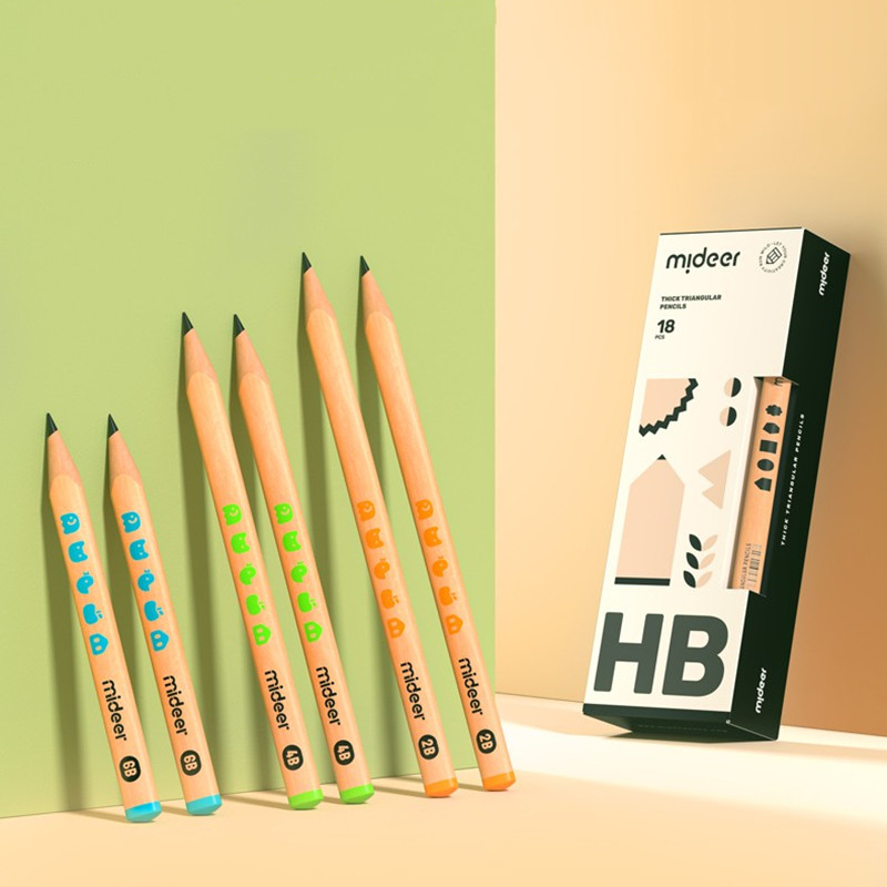 弥鹿mideer幼儿园握笔姿势HB铅笔