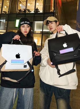 适用苹果Apple MacBook Air13.3/15.4英寸Pro 14/16笔记本电脑专用手提包13.6单肩斜挎收纳袋防水保护套M3 M4