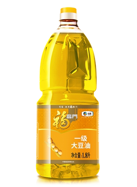 中粮出品福临门一级大豆油1.8L