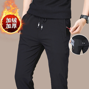 39.9元包邮 木谷都  秋冬加绒运动裤