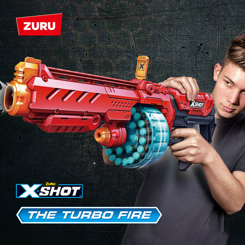 zuruX特攻儿童转轮软弹玩具枪