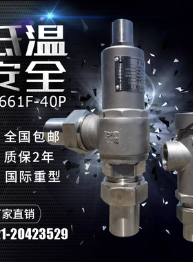 低温安全阀-196°微起式液氮氧氩LNG储罐加气站氧气泄压阀门DA21F