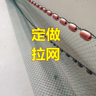 定做拉网抬网网箱拖网清塘网聚乙烯拉网尼龙拉网轮胎线渔网养殖网
