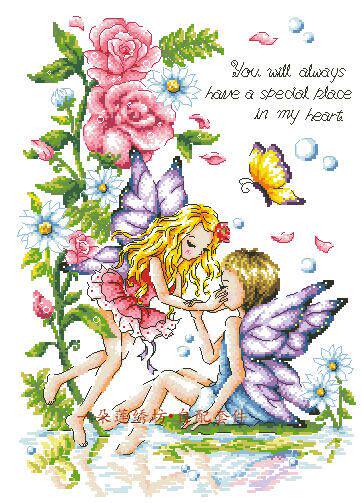 法国进口正品DMC十字绣自配套件 图纸打印 SODA SO-G9玫瑰精灵