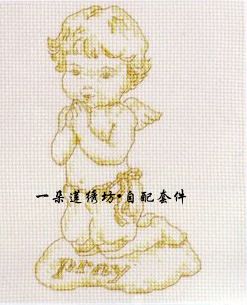 法国进口正品DMC十字绣自配套件Janlynn_天使的梦想系列3可爱男孩