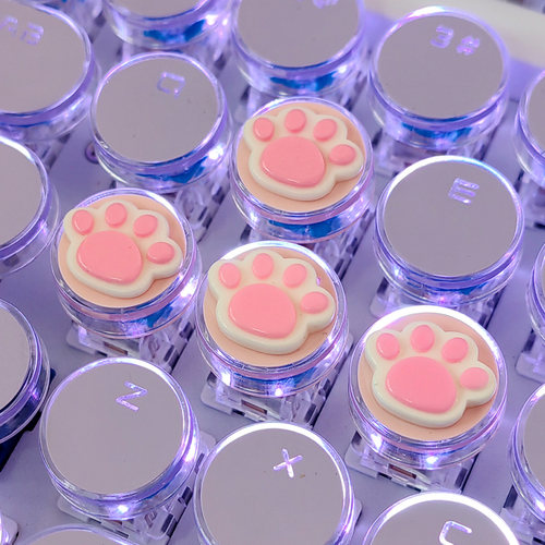 四颗装饰粉色增补上下左右键朋克