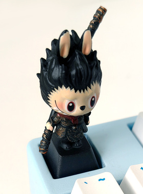 悟空拉布布萌粒键帽2.25U回车tab金属esc机械键盘个性立体键帽