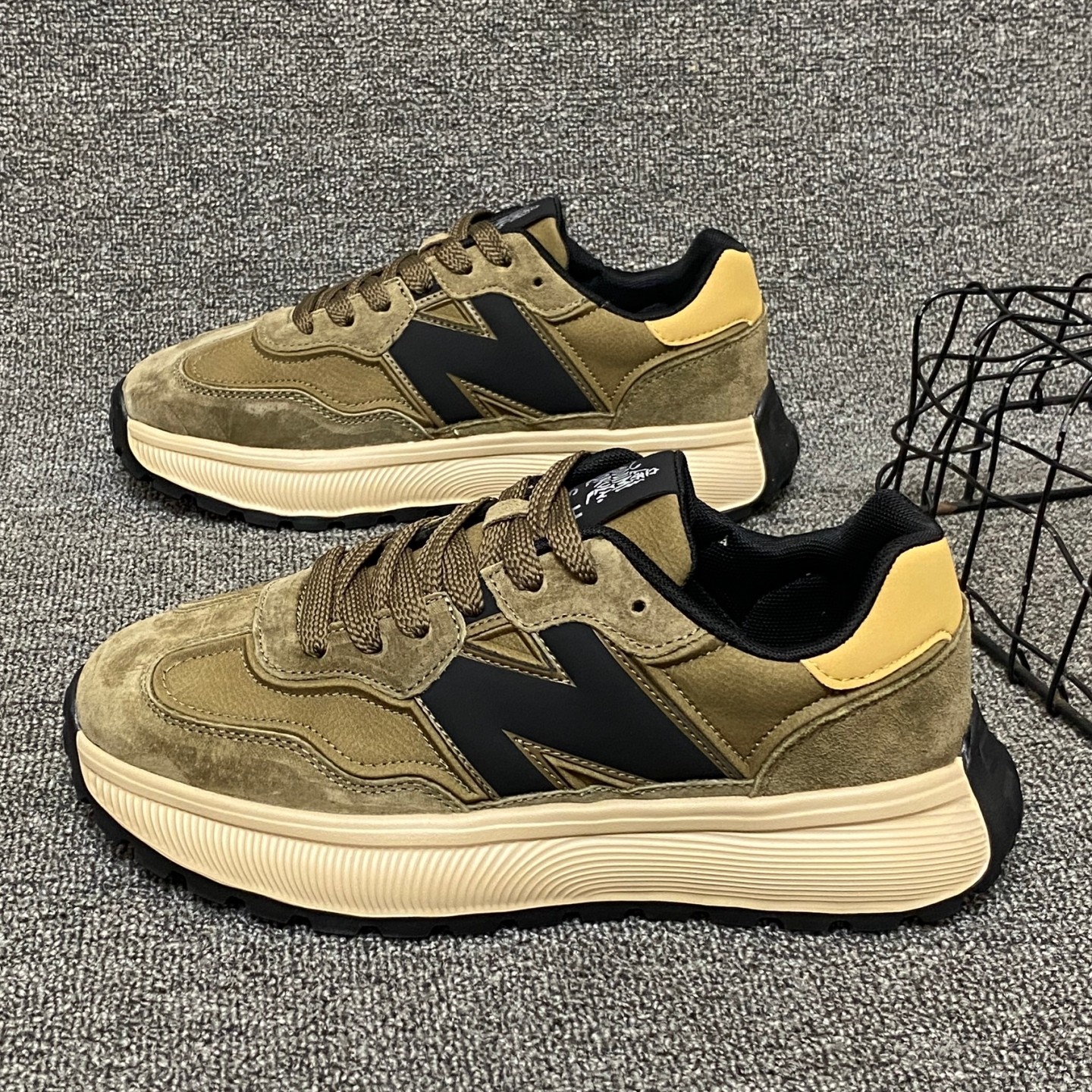 N字母百搭厚底运动休闲阿甘鞋