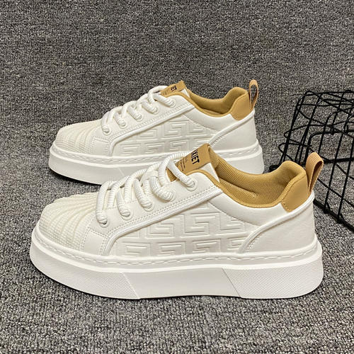 潮流贝壳头休闲百搭透气厚底板鞋