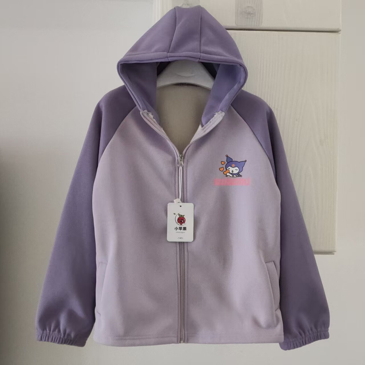 明俐童装女童一体绒外套秋冬款2025新款洋气儿童衣服女宝卫衣童装
