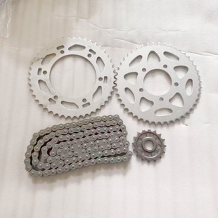 骁750原厂QJ750 7A钱江大小牙盘链轮套链大小牙盘齿轮传动链条