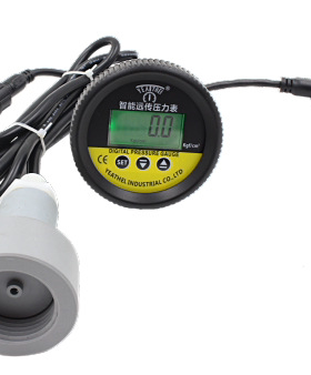 YEATHEI数显压力表单面分体式轴向3米线YDSX-FPP013-0.4MPa DC24V