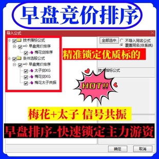 2025梅花剑太子剑早盘竞价排序涨停超短线龙头股主力监控股票指标