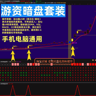 游资暗盘资金六大维度预警市场异动信号选股指标公式源码套装通达