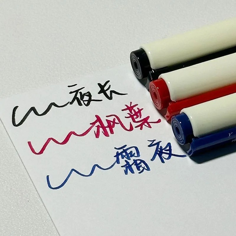 点石柔绘笔brush新国色软头秀丽笔学生小楷书法笔复古色手帐彩笔