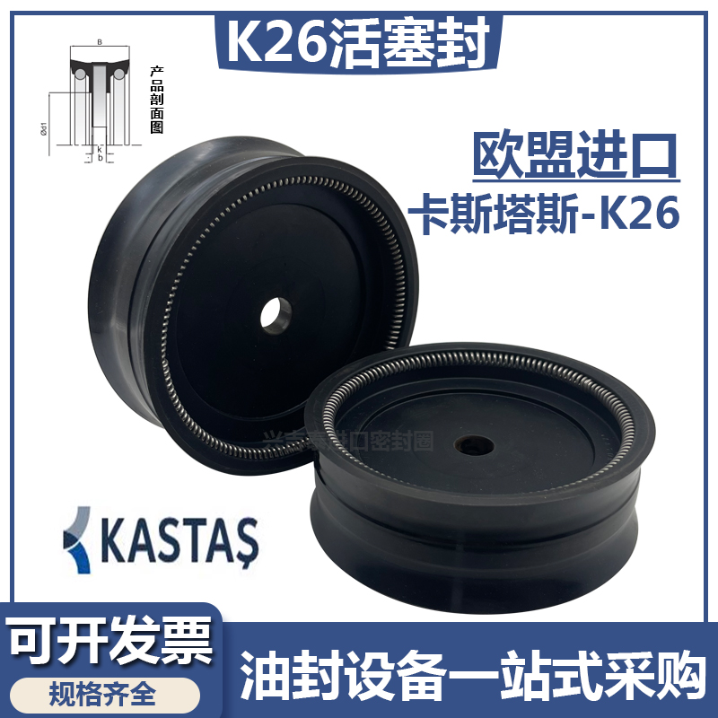 KASTAS带弹簧整体骨架活塞密封圈