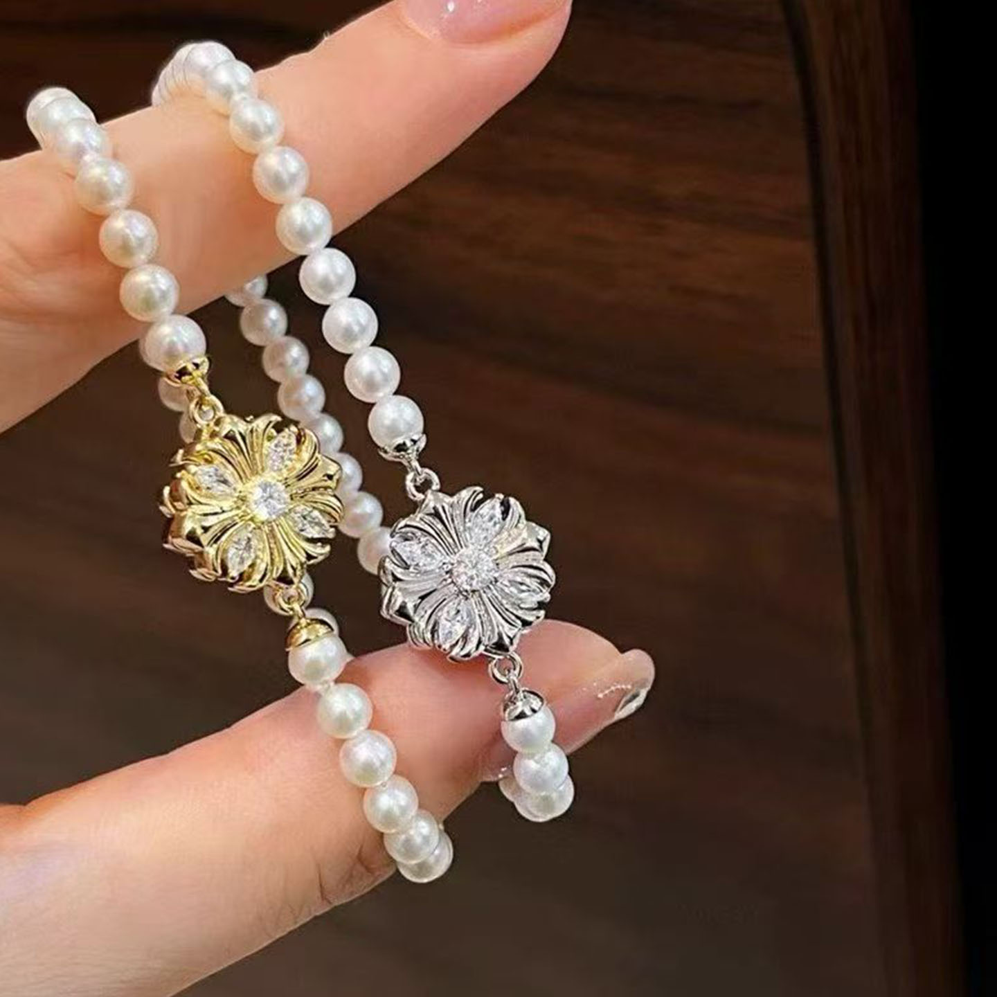 双面磁铁扣吸磁铁项链手链