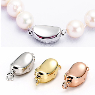 穿珍珠项链手链扣毛衣链插棒搭扣维修扣豌豆扣元宝扣马背锁扣配件
