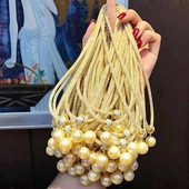 925银爆款 软管水晶项链水晶手链扣diy颈链软管吊坠带针珠托配件扣