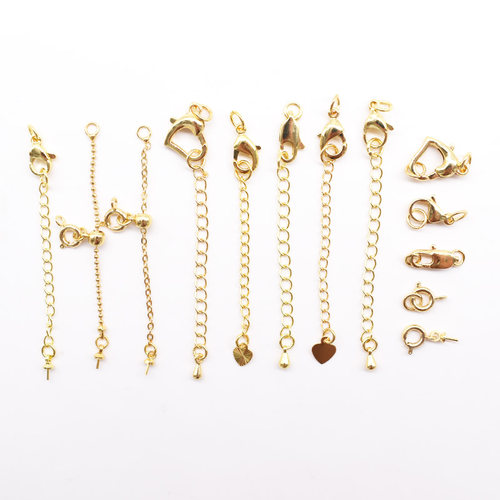 18K金龙虾扣鱼尾扣心形扣万能扣