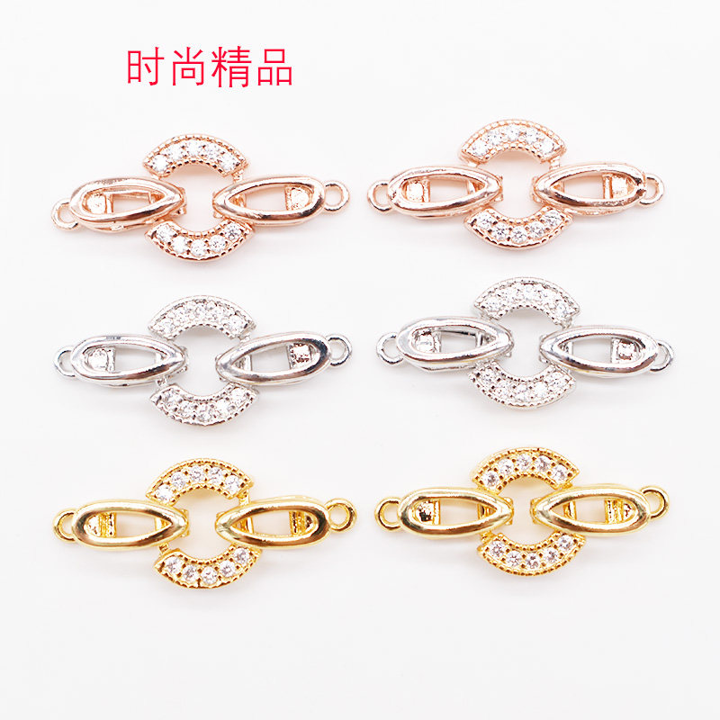 DIY鍍925銀圓形穿珍珠手鏈扣項鏈扣連接扣女款手鏈搭扣萬能扣活扣在類目 飾品/流行首飾/時尚飾品新, 手鍊中 - 來自Buy2taobao.com提供專業的淘寶代購服務