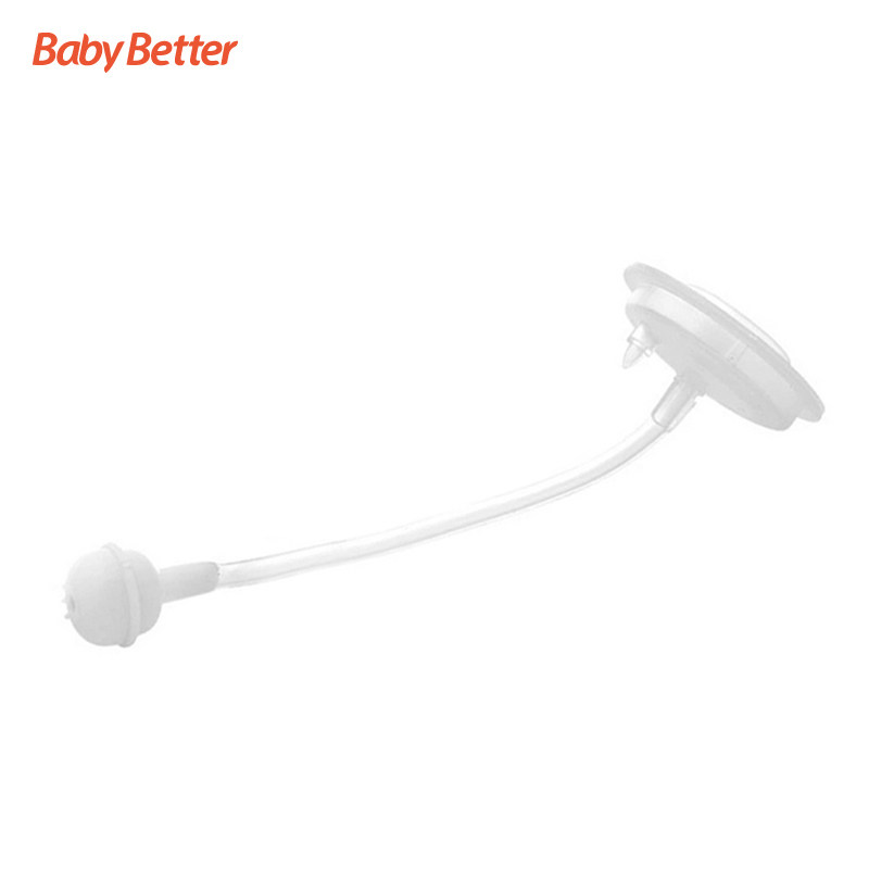 Babybetter宝升宝宝宽口径吸管组奶瓶配件重力球硅胶