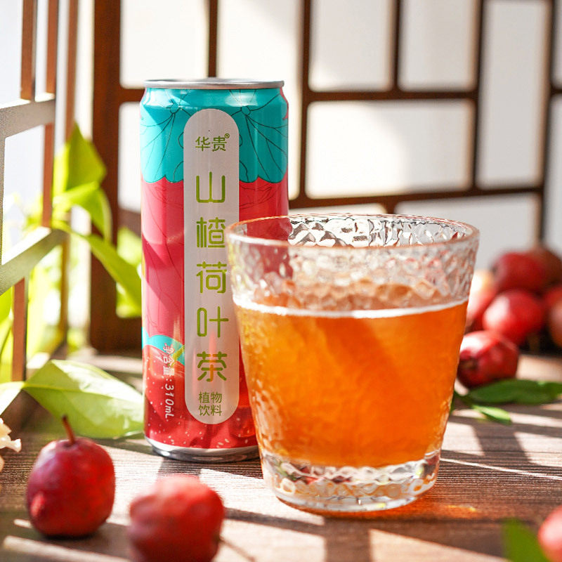 华贵山楂荷叶茶310ml/罐