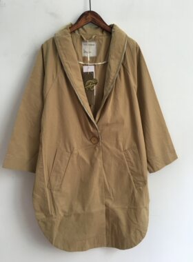 中长款纯棉风衣外套品牌特价