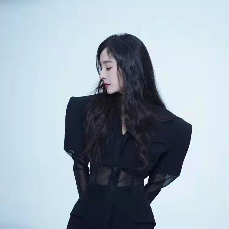 拍照聚会年会巨性感博主明星同款收腰透视修身吸睛网纱西装礼服女