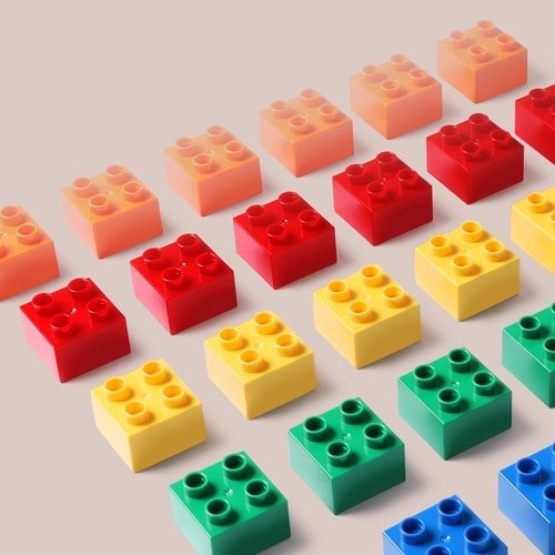 兼容乐高大颗粒4孔积木配件高砖