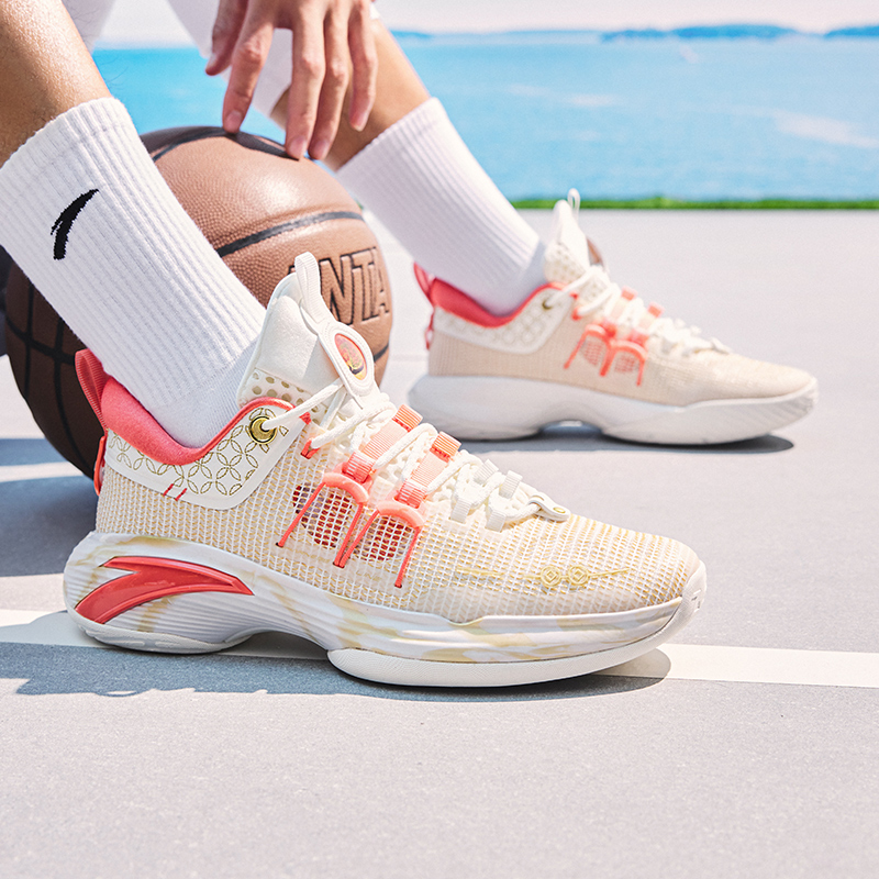 安踏ZUP1男款减震低帮耐磨篮球鞋